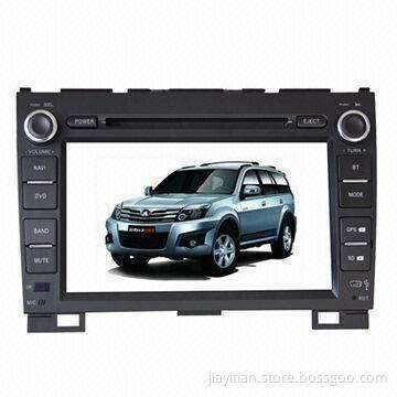 8-inch In-dash Car DVD Players for Great Wall H3/H5, Support BT/TV/GPS Functions and iPod